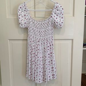 LPA White Floral Minidress